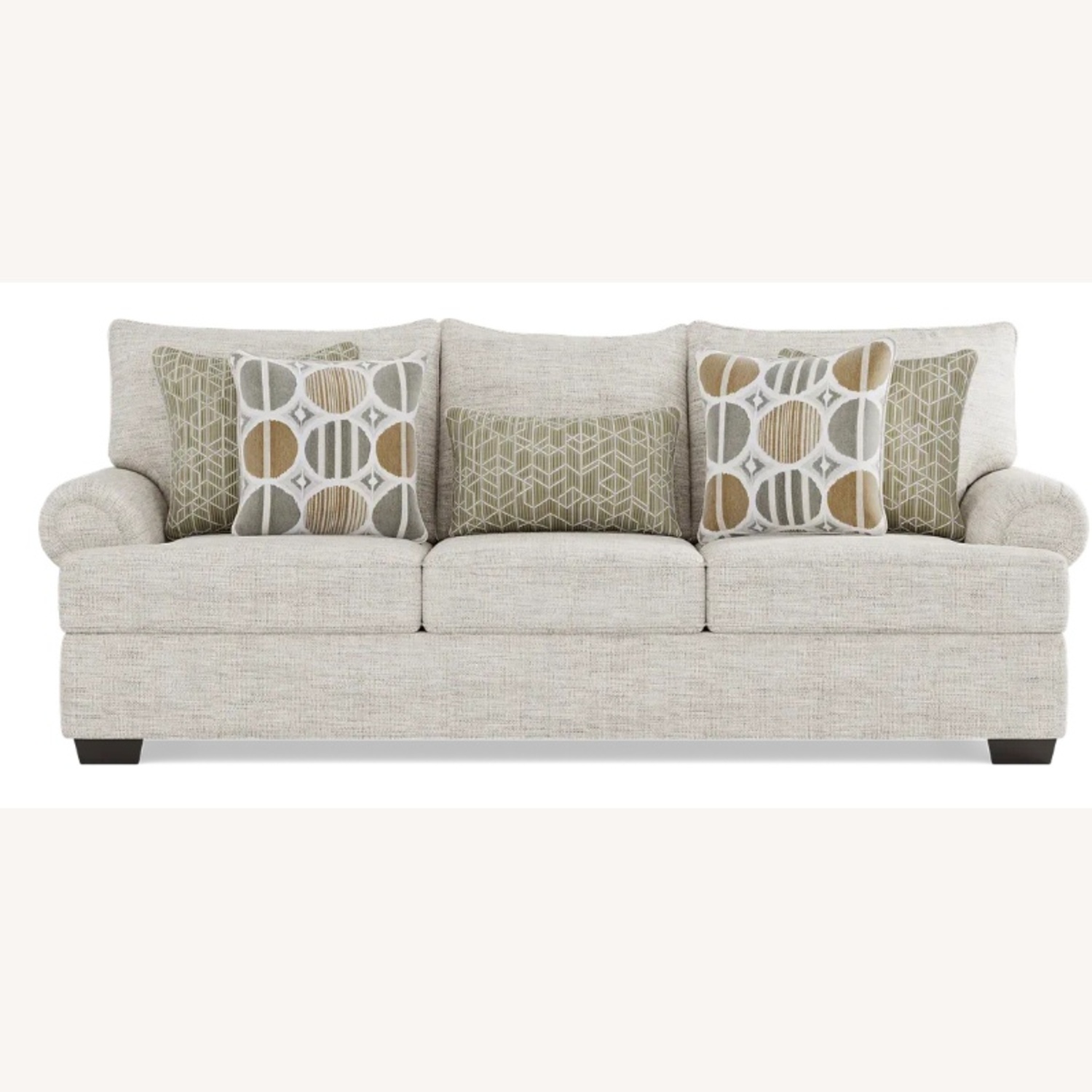 Rooms To Go Natural Fabric 3+ Seater Sofa - image-5