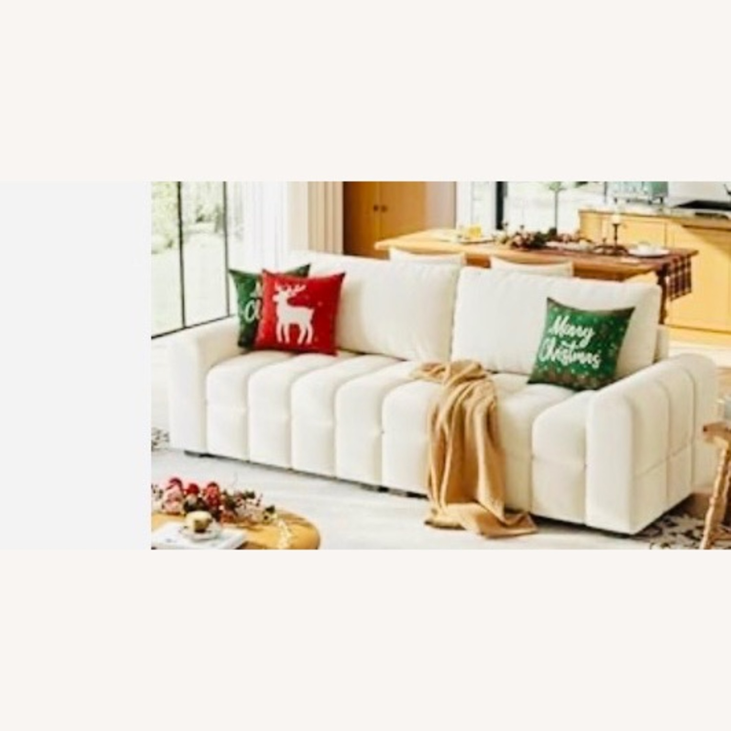 Natural Sleeper Sofa - image-1
