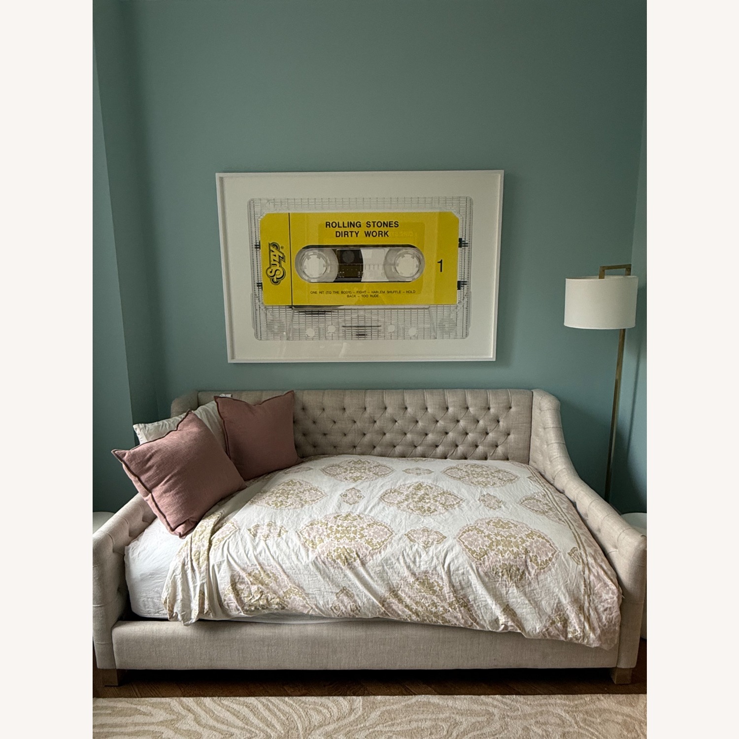 Restoration Hardware Devyn Tufted Belgian Linen Twin Daybed - image-4