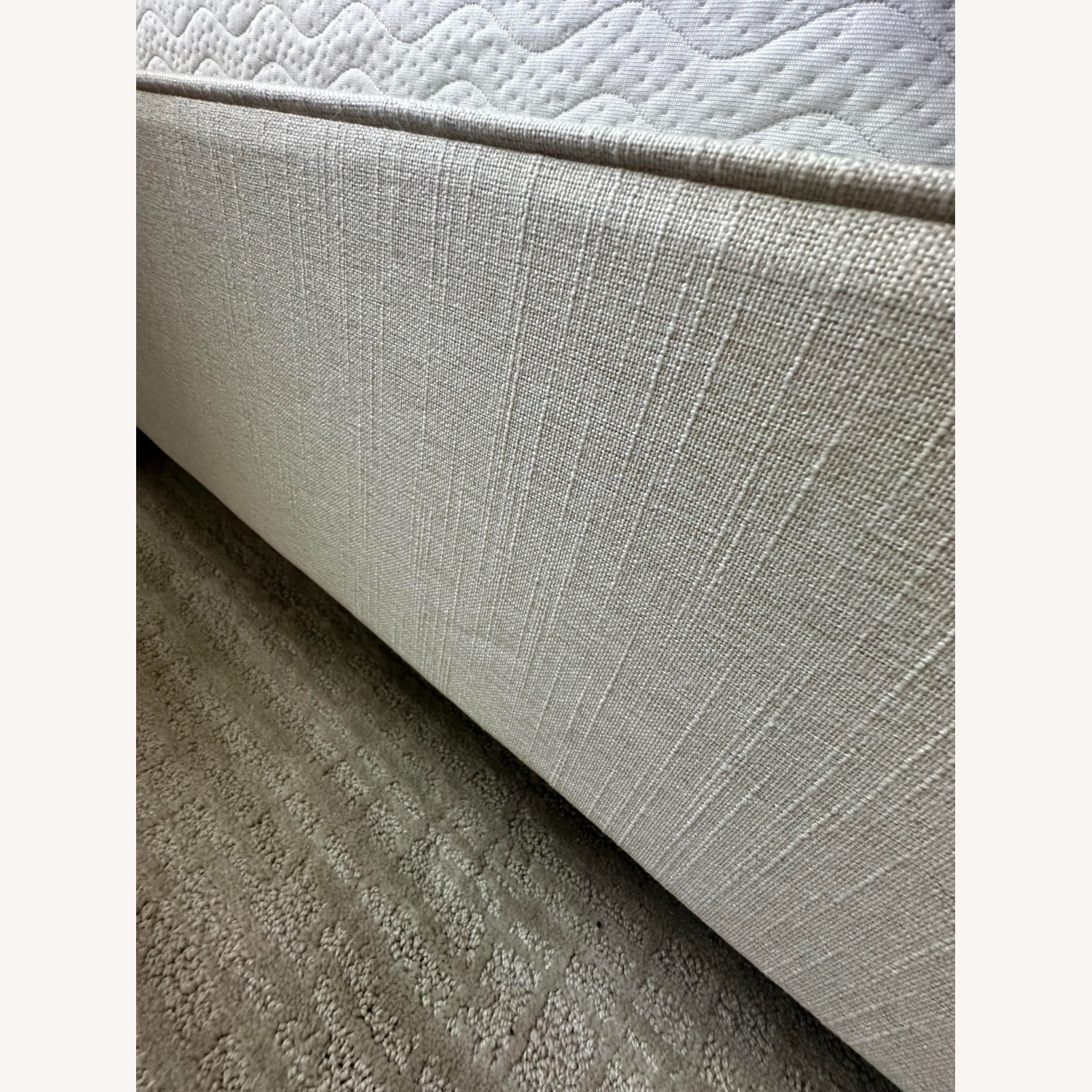 Living Spaces Upholstered Queen Bedframe - image-4