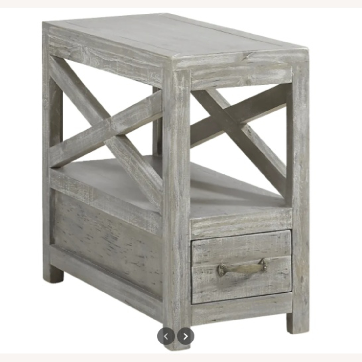 Rooms To Go Savenay Light Gray Wood Side Tables - image-4