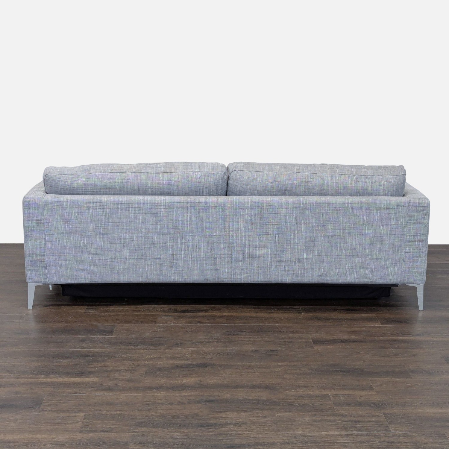 Modern Gray Sleeper Sofa with Pull-Out Bed  - image-6