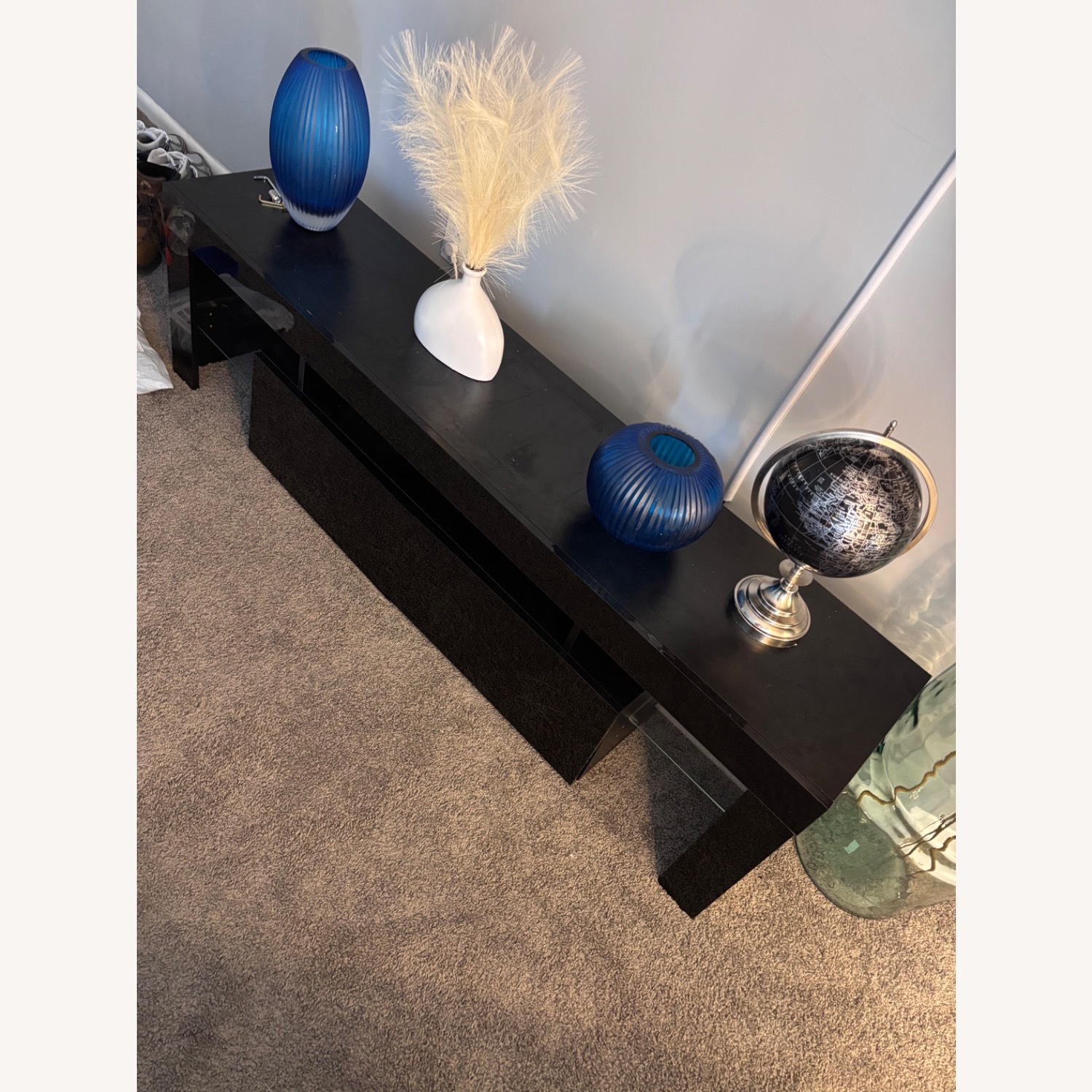 Wayfair Manjesh Black Wood Media Storage - image-3