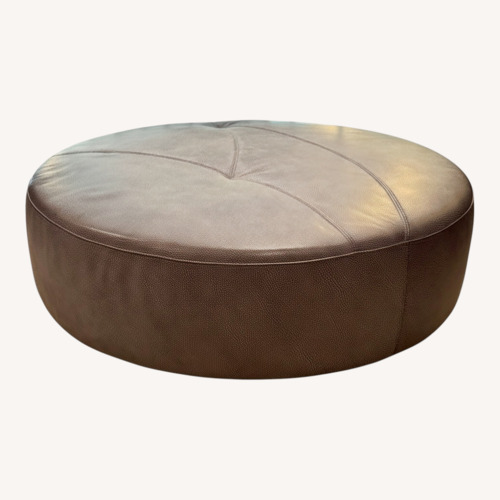 Used Roche Bobois Digital Leather Ottoman for sale on AptDeco