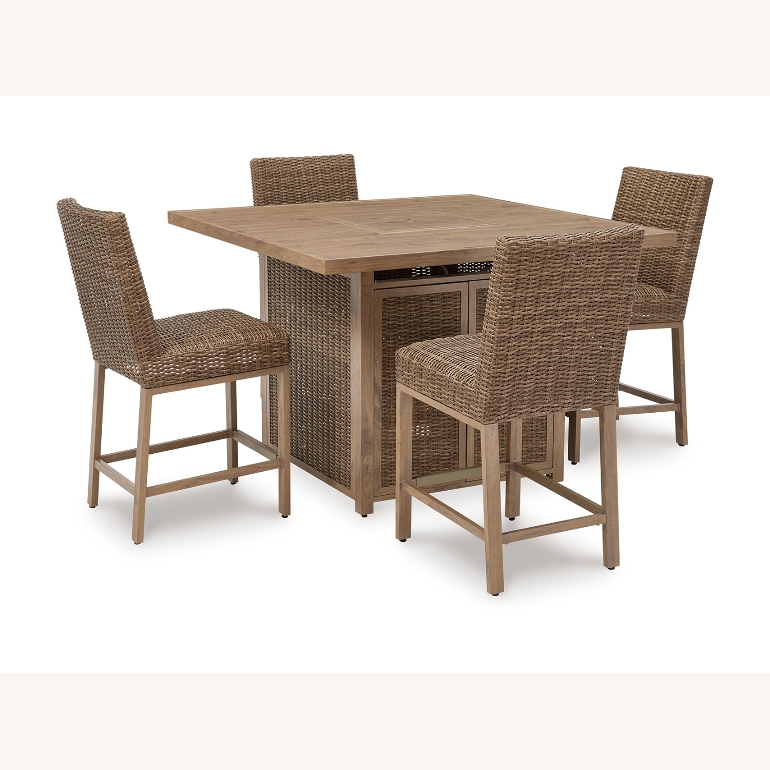 Outdoor Bar Table and Stools - image-5