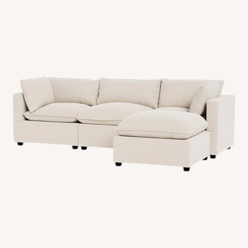 Used Albany Park 122" Sofa + Ottoman for sale on AptDeco