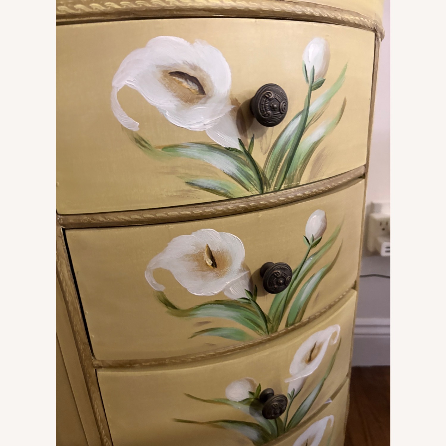Antique Inspired Floral Accent Chest - image-3