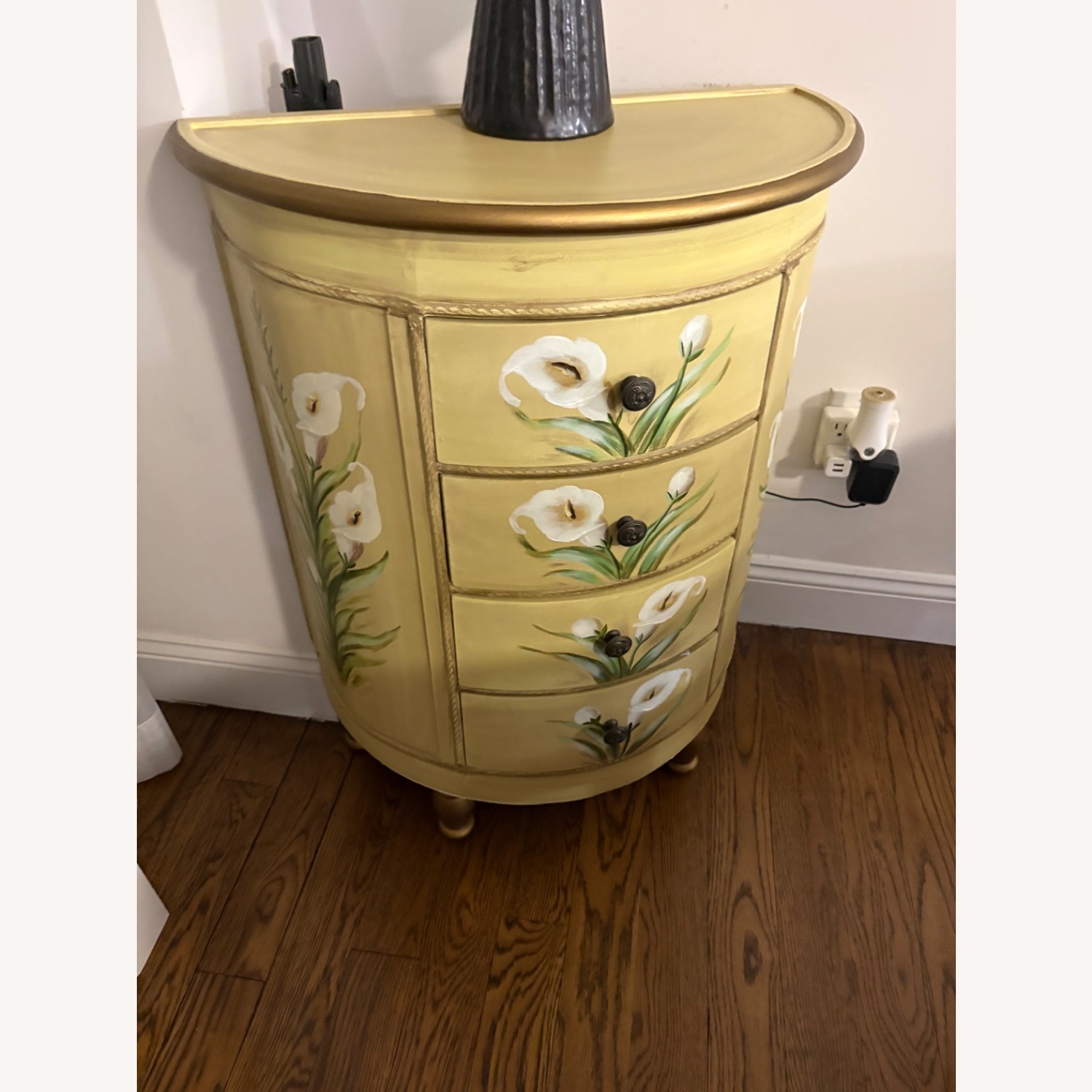 Antique Inspired Floral Accent Chest - image-6