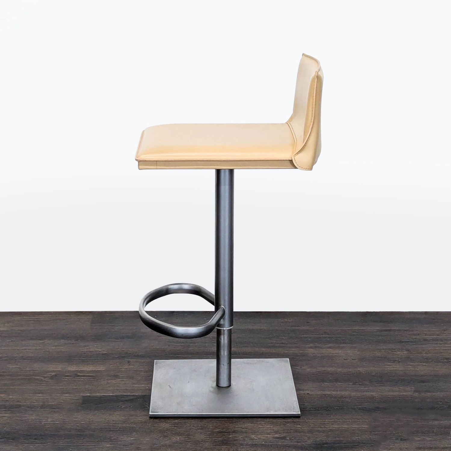 Frag Brushed Aluminum Counter Stool - image-6