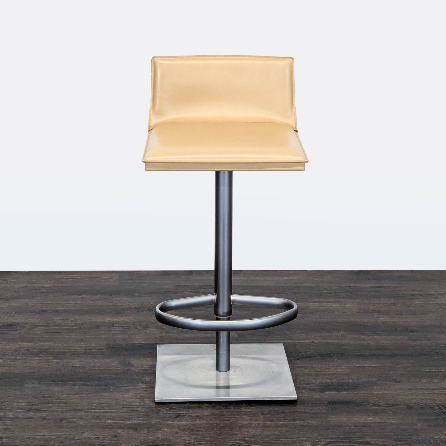 Frag Brushed Aluminum Counter Stool - image-2