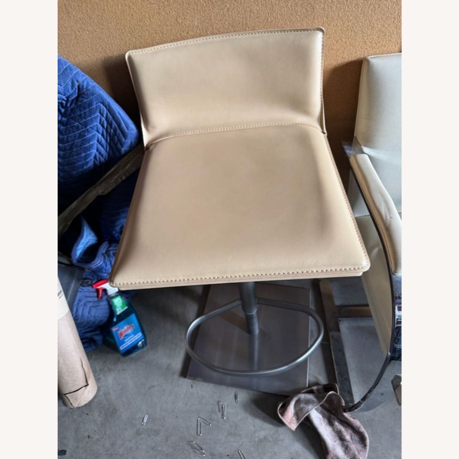 Frag Brushed Aluminum Counter Stool - image-8