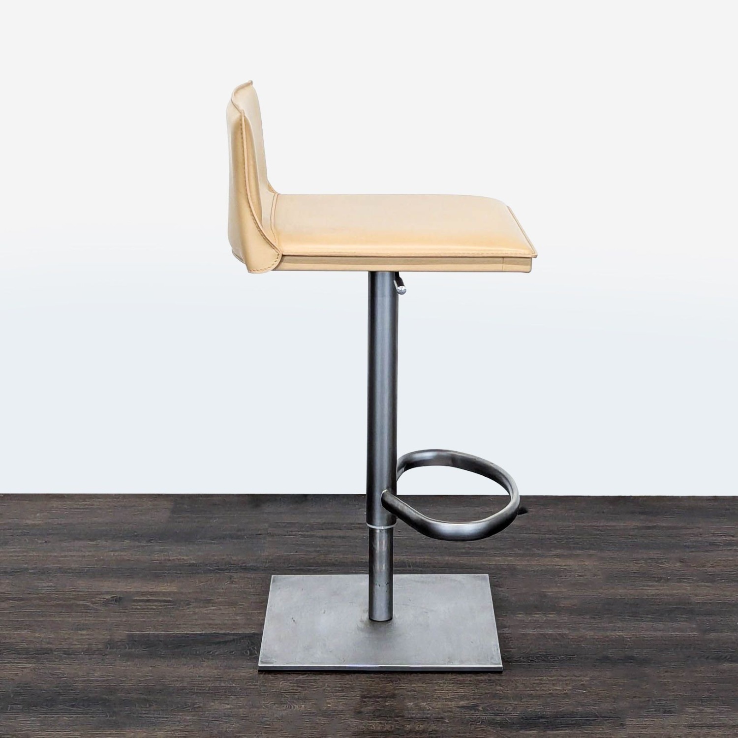 Frag Brushed Aluminum Counter Stool - image-4