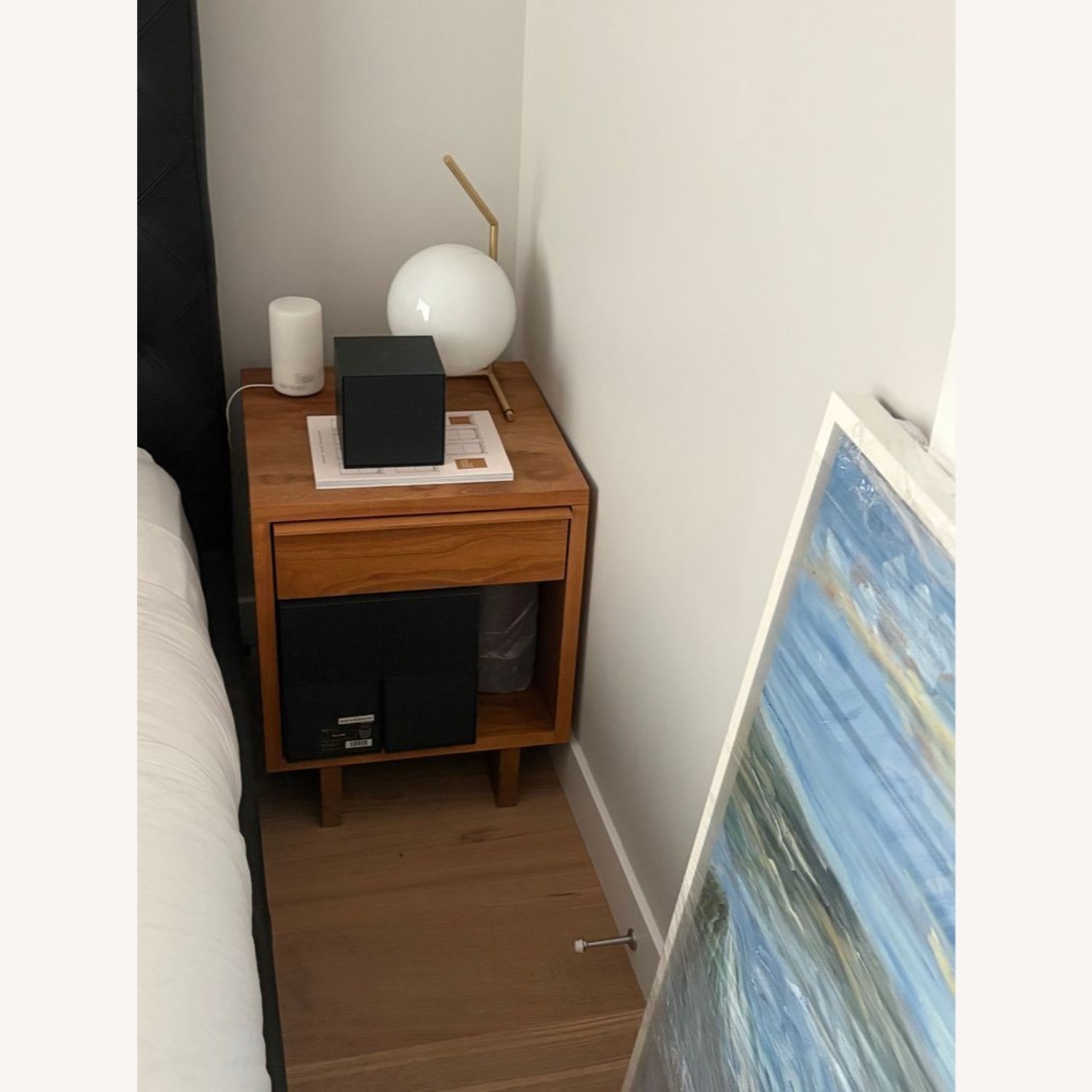 Vermont Furniture Designs One Drawer Walnut Nightstand - image-10