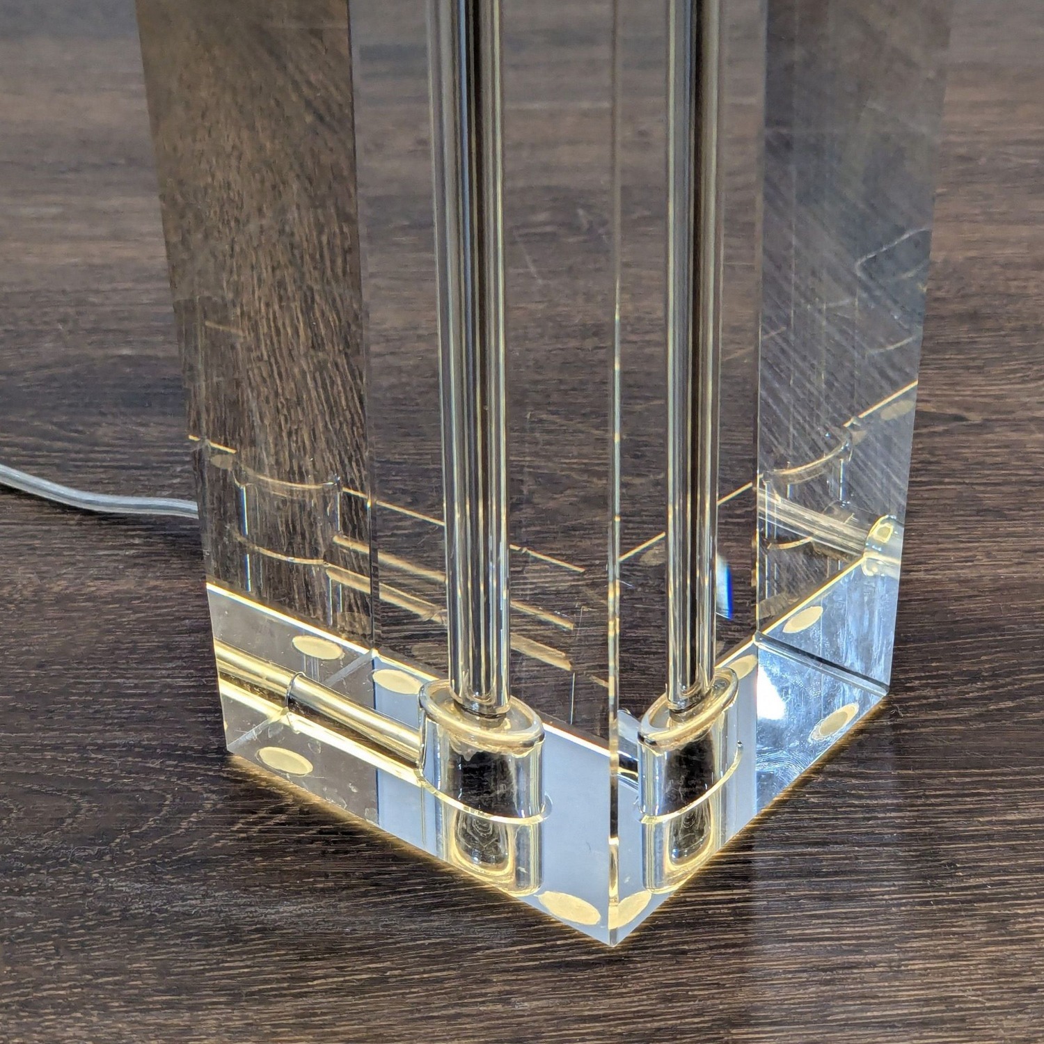 Room & Board Modern Square Crystal Table Lamp - image-4