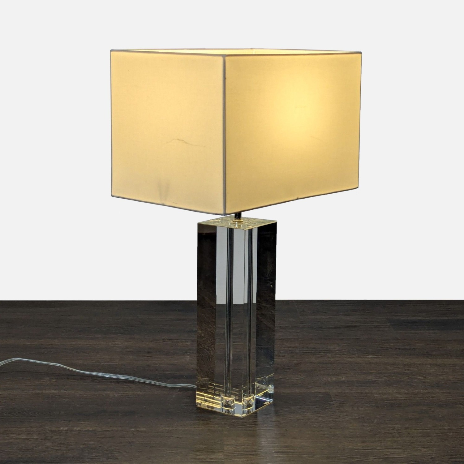 Room & Board Modern Square Crystal Table Lamp - image-2