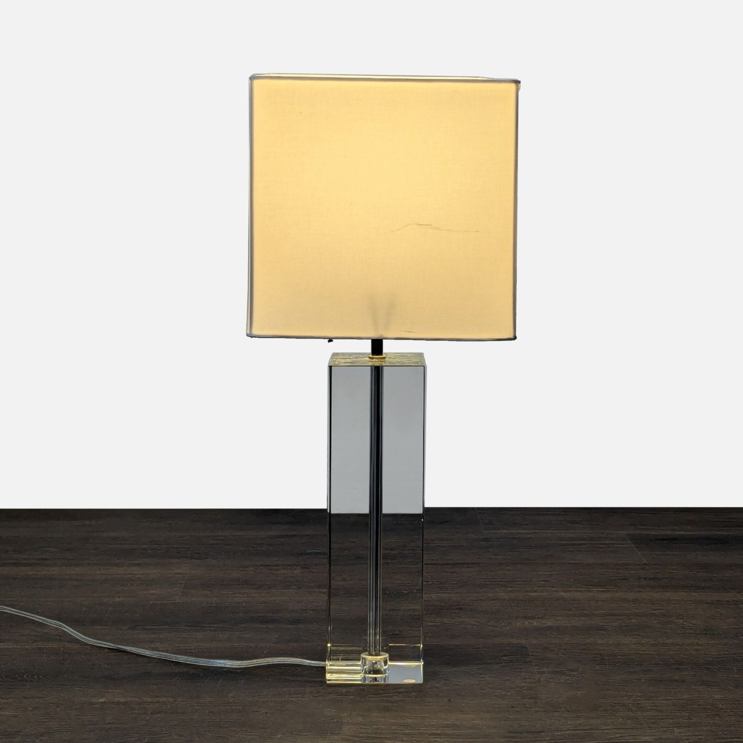Room & Board Modern Square Crystal Table Lamp - image-3
