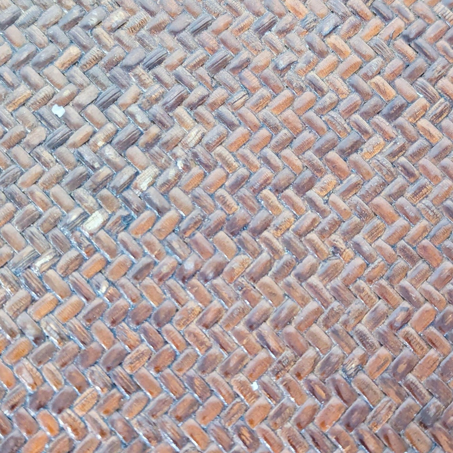 Ming Style Coffee Table with Herringbone Pattern  - image-7