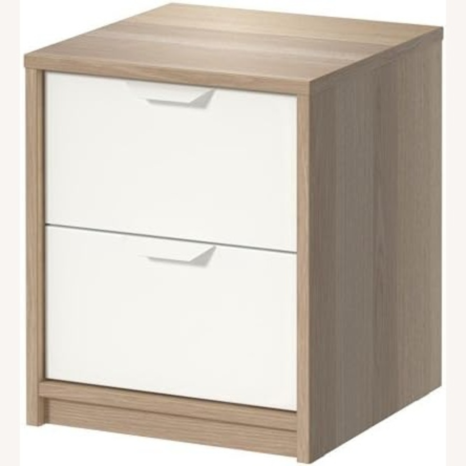 IKEA Askvoll White Wood Nightstand - image-6