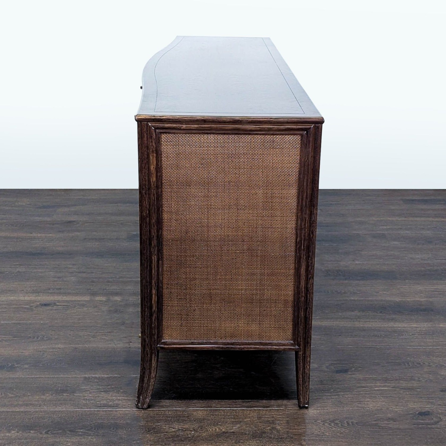Modern Barbara Barry for Baker / McGuire Rattan Sideboard - image-8