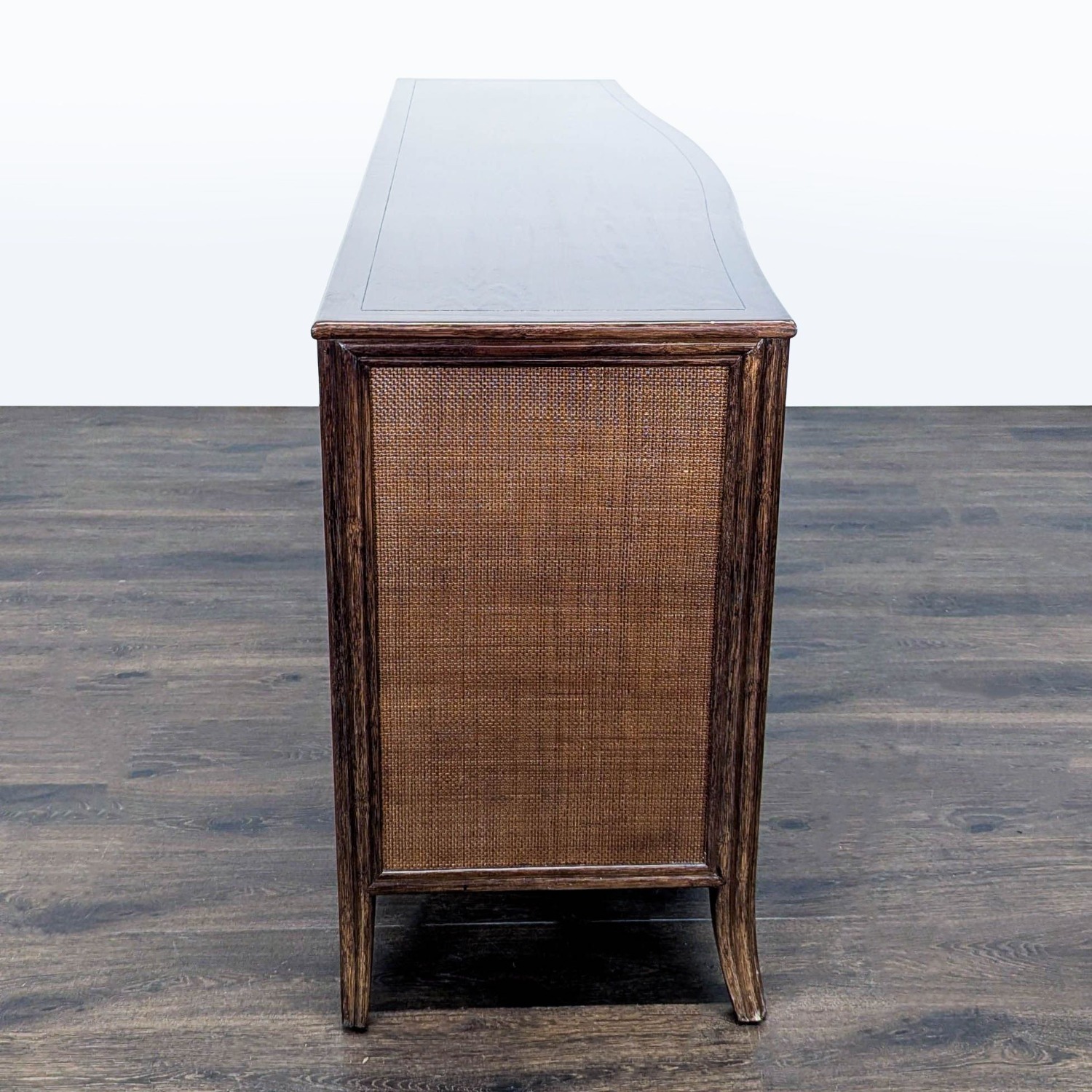 Modern Barbara Barry for Baker / McGuire Rattan Sideboard - image-6