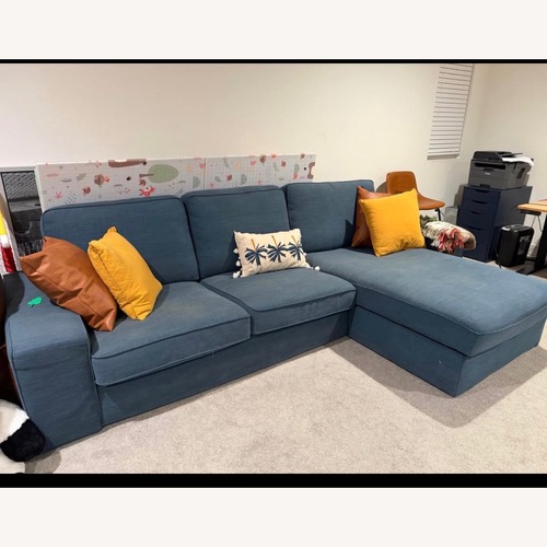 Used IKEA KIVIK Sofa with Chaise for sale on AptDeco