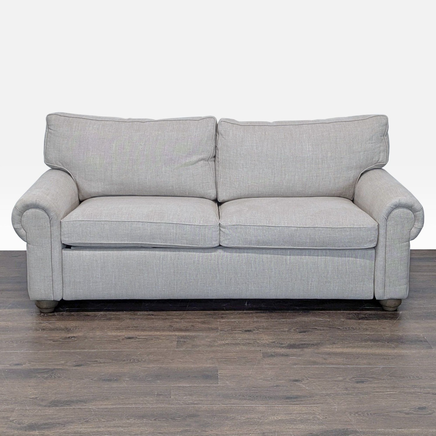 Restoration Hardware Lancaster Light Gray Queen Sleeper Sofa - image-1