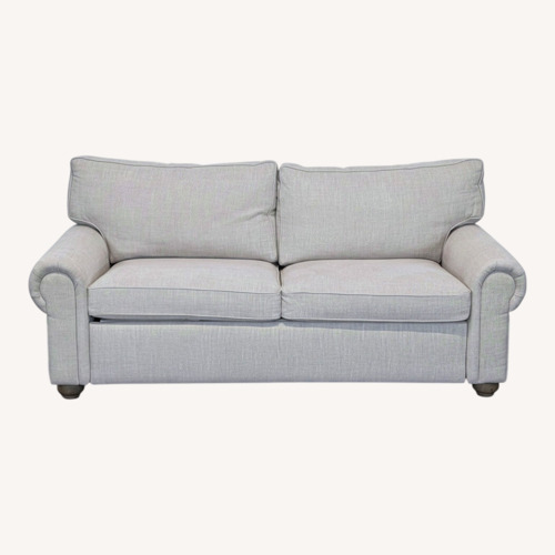 Used Restoration Hardware Lancaster Light Gray Queen Sleeper Sofa for sale on AptDeco