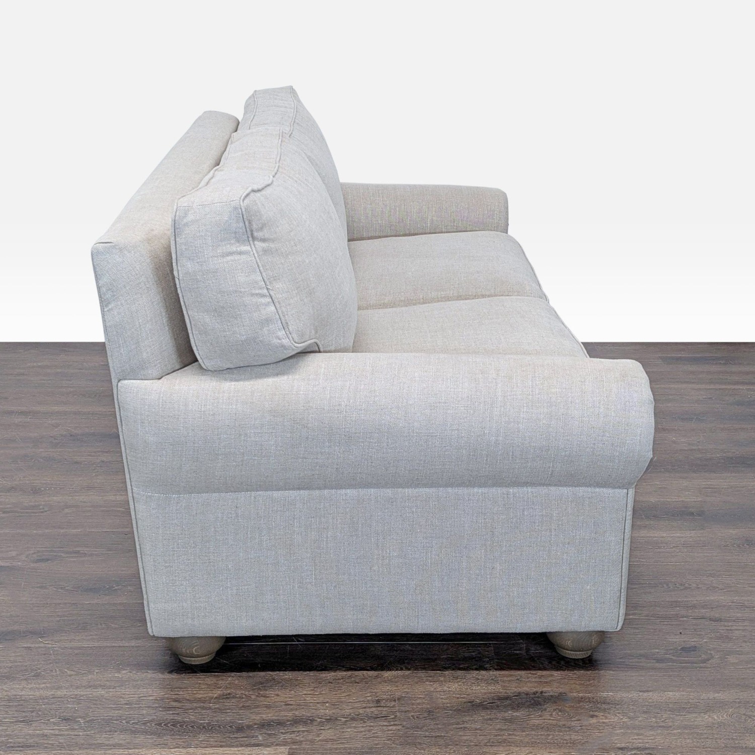 Restoration Hardware Lancaster Light Gray Queen Sleeper Sofa - image-3