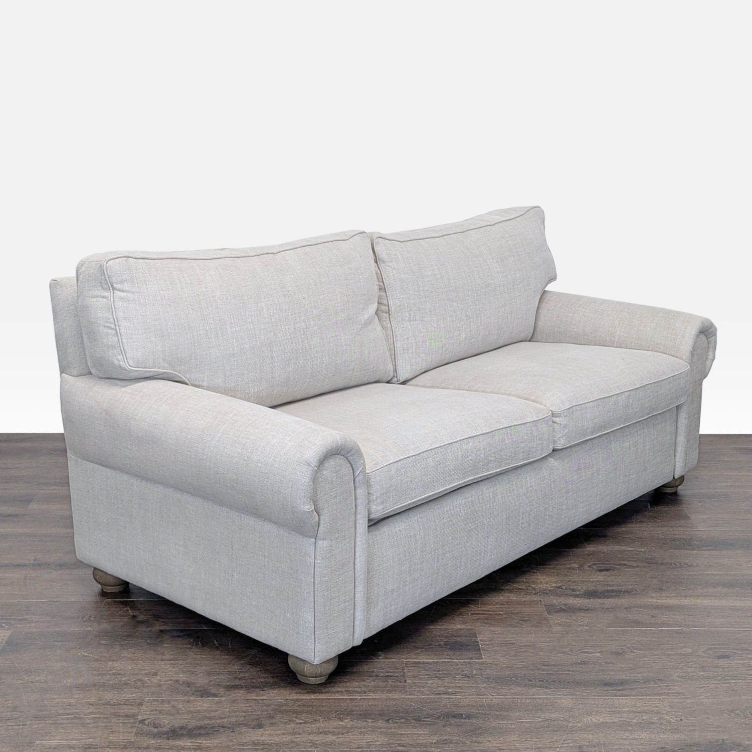 Restoration Hardware Lancaster Light Gray Queen Sleeper Sofa - image-2