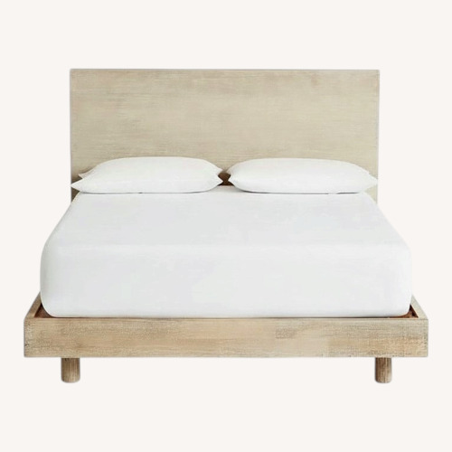 Used Pottery Barn Cayman Platform Bed (Full) for sale on AptDeco