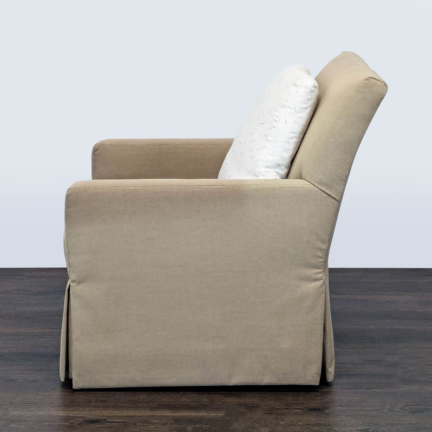 Lee Industries Beige Swivel Lounge Chair  - image-5