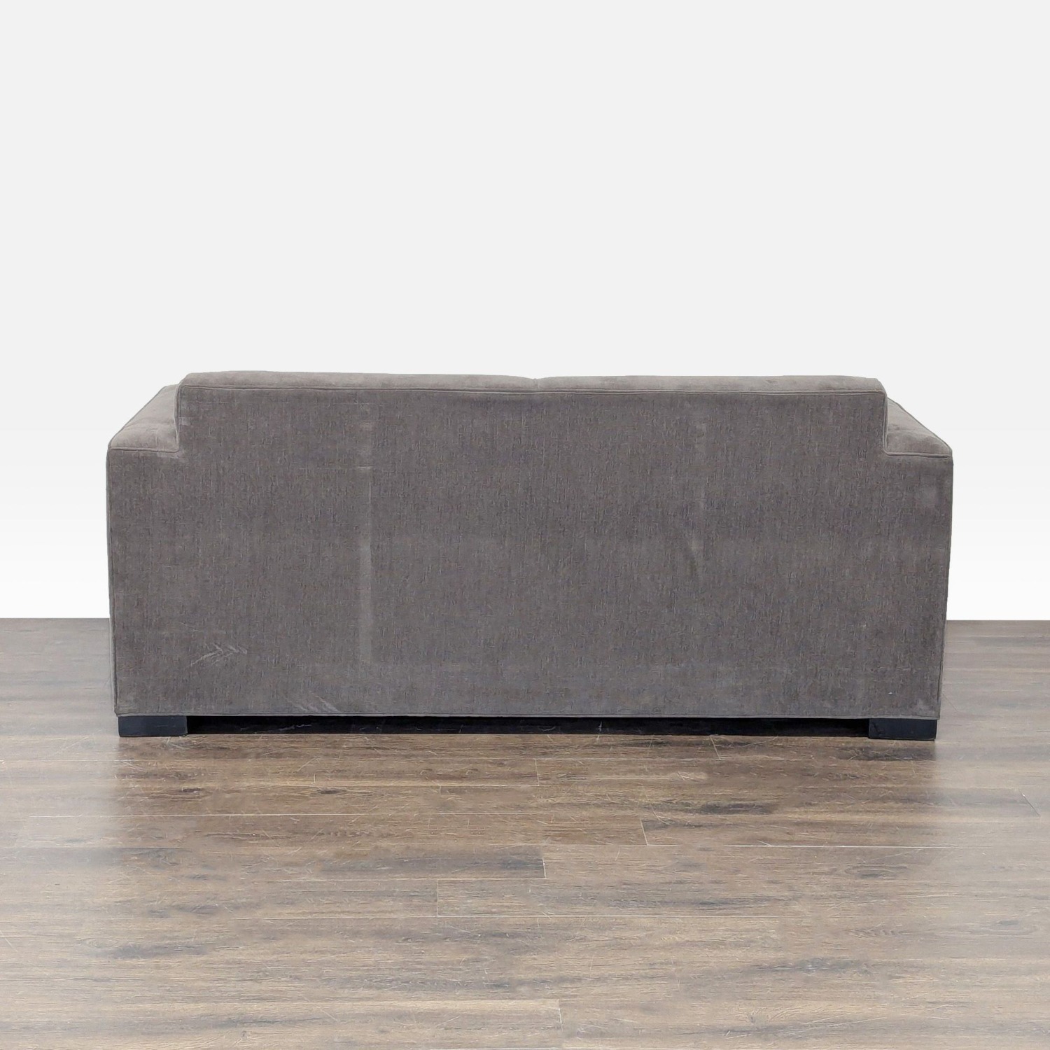 Room & Board Modern Gray Loveseat with Wide Track - image-4