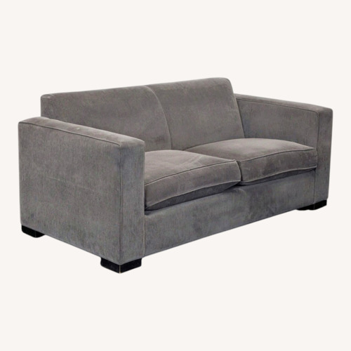 Used Room & Board Modern Gray Loveseat with Wide Track for sale on AptDeco