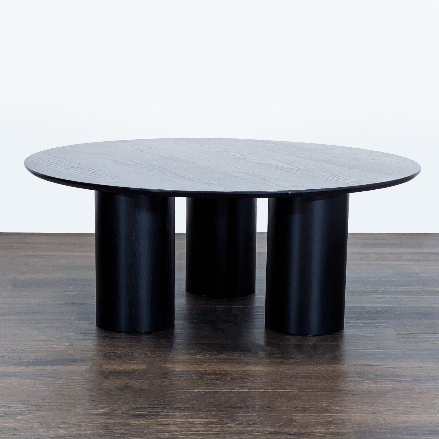 Ivy Bronx Drum With 3 Legs Pedestal Table - image-1