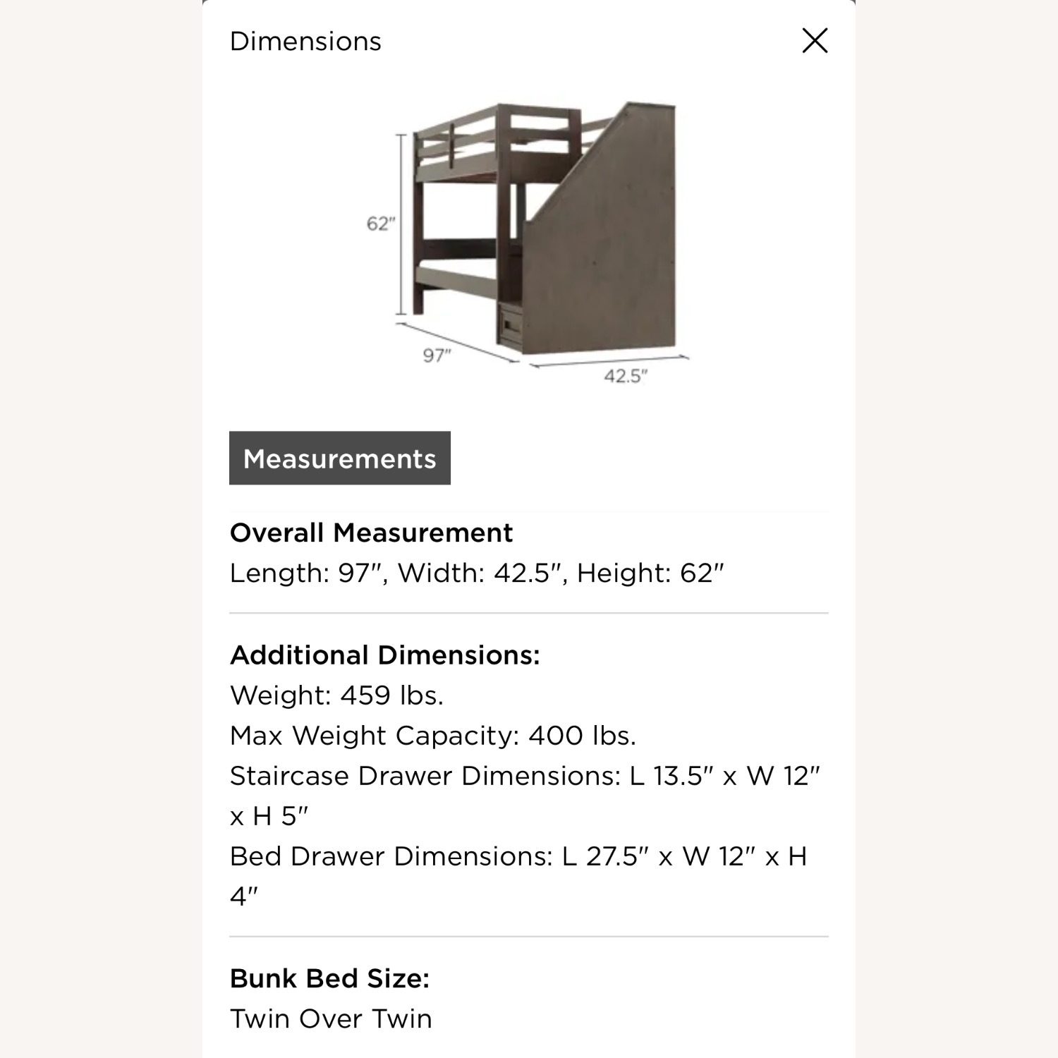 Raymour & Flanigan Kieran Bunk Bed - image-9