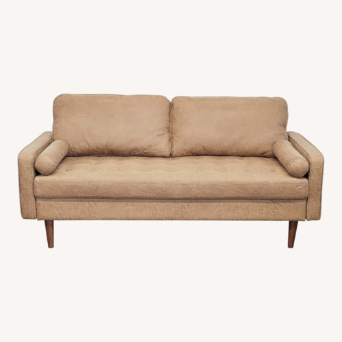 Used Avantio Vanomi 3-Seat Sofa in Brown Faux Leather  for sale on AptDeco