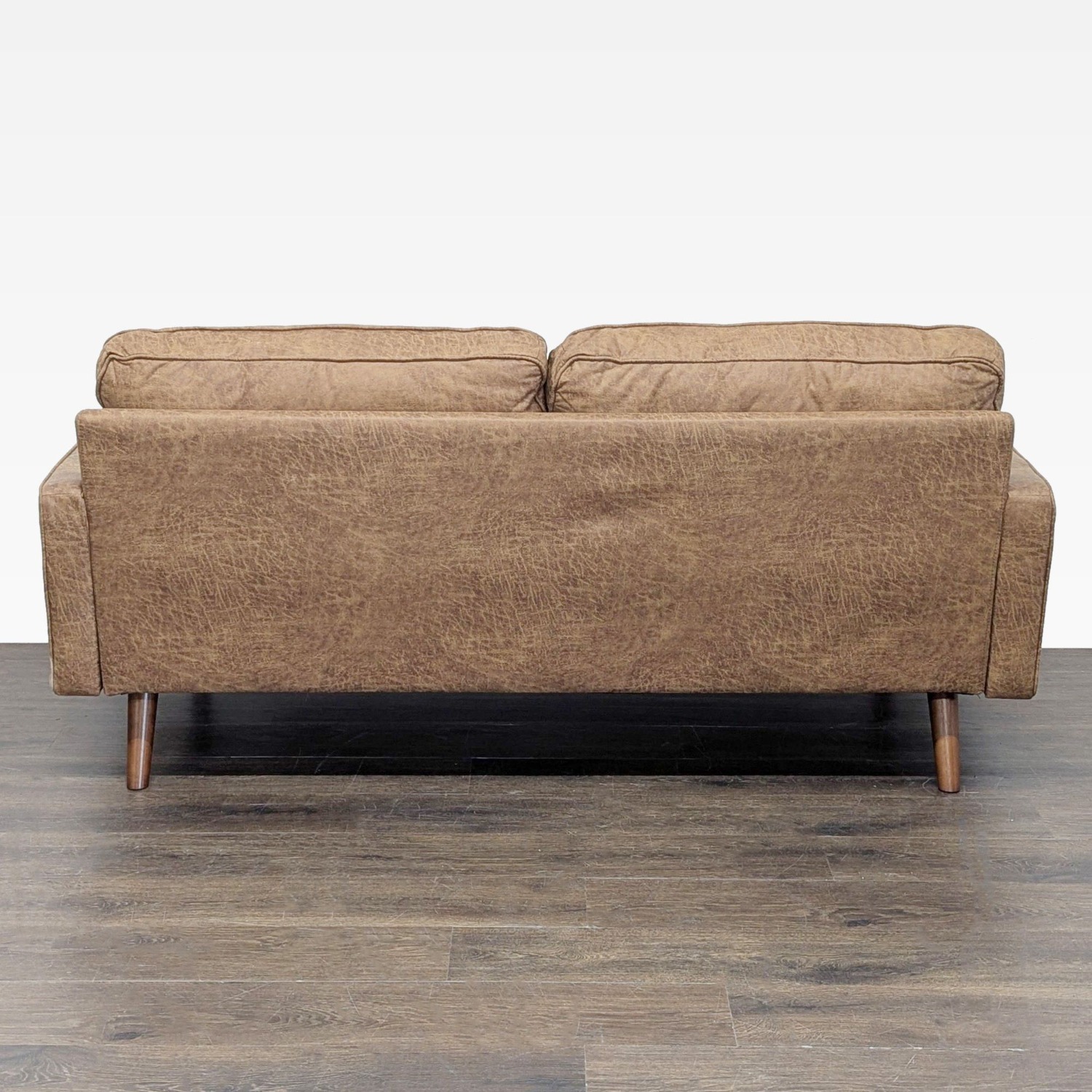 Avantio Vanomi 3-Seat Sofa in Brown Faux Leather  - image-4