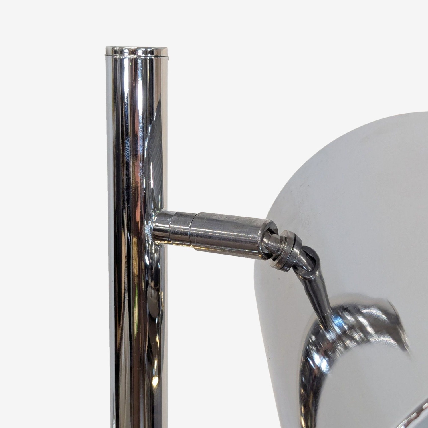 Modern Chrome Tripod Floor Lamp - image-7
