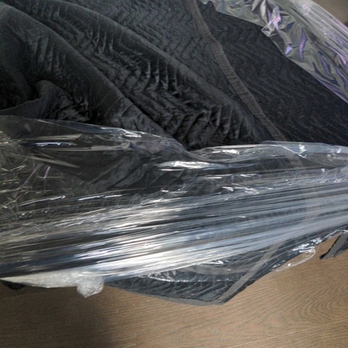 Used EQ3 Verre Square Glass Coffee Table for sale on AptDeco