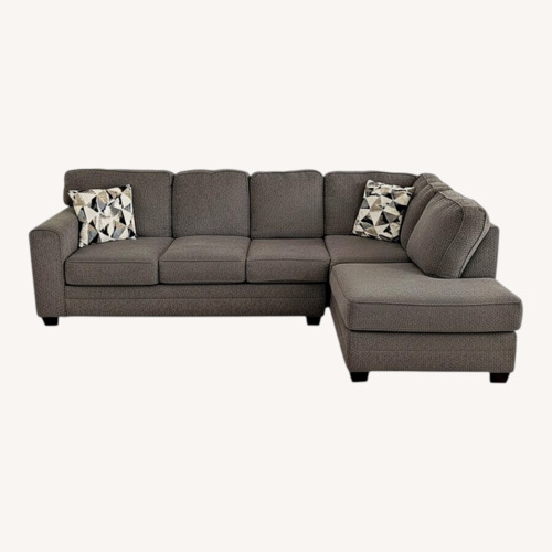 Used Dark Gray Fabric 3+ Piece Sectional for sale on AptDeco