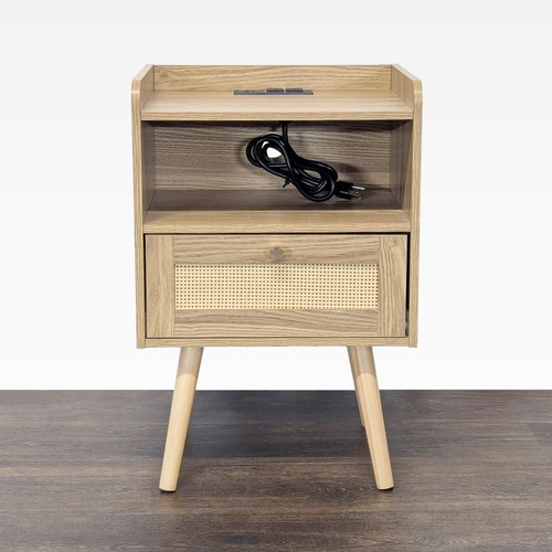 Used Nightstand with Charging Station for sale on AptDeco