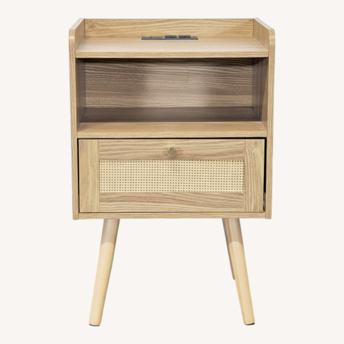 Used Nightstand with Charging Station for sale on AptDeco