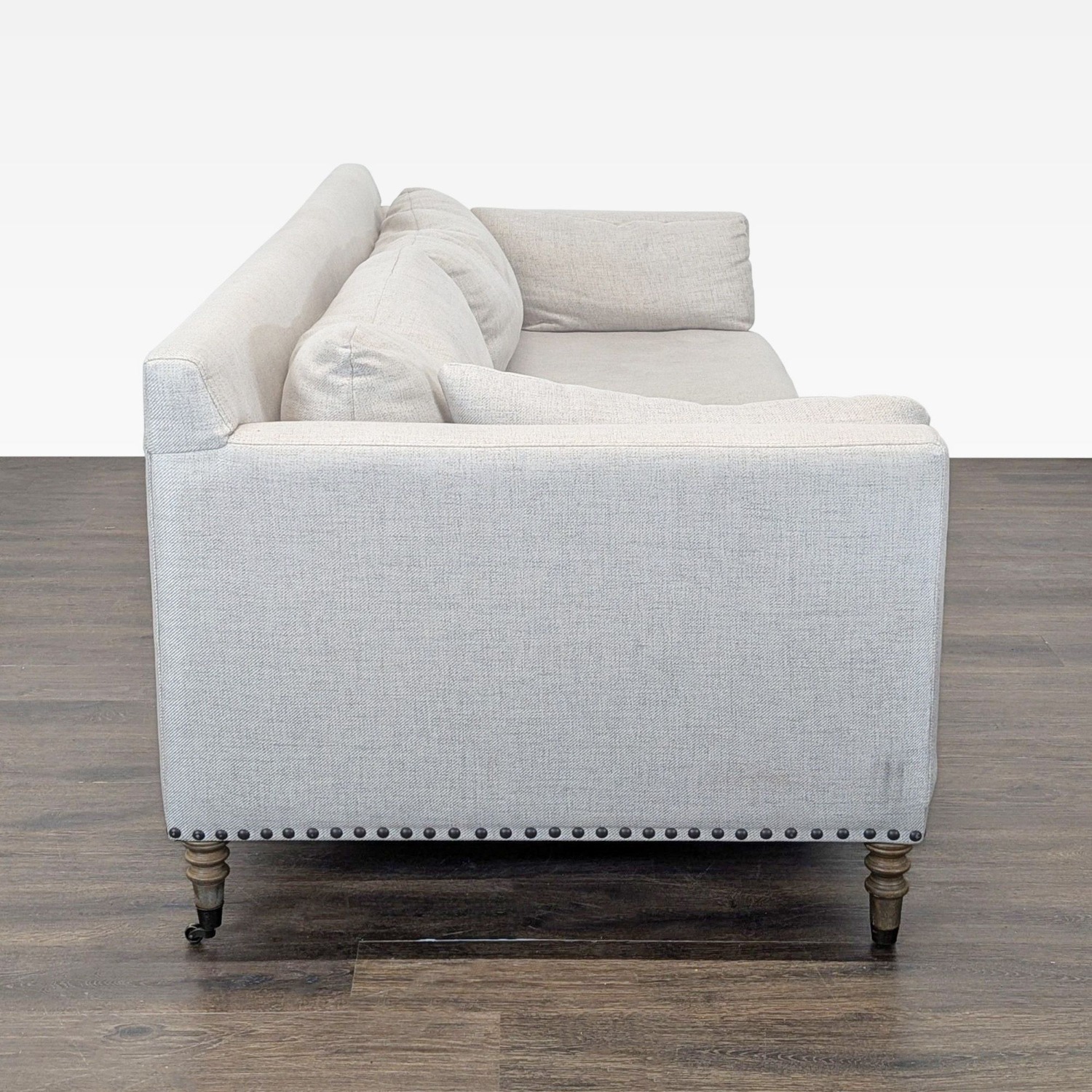 Pottery Barn Tallulah 3-Seat Neutral Sofa - image-3