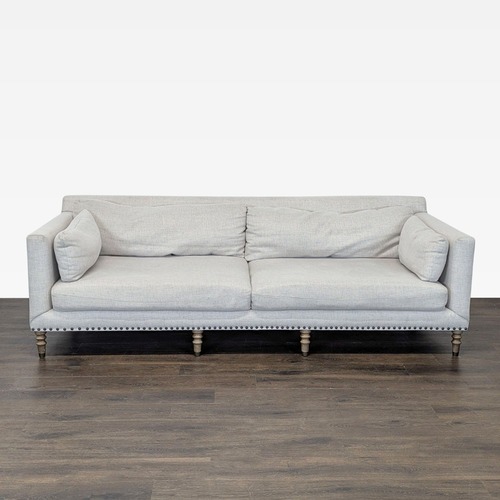 Used Pottery Barn Tallulah 3-Seat Neutral Sofa for sale on AptDeco