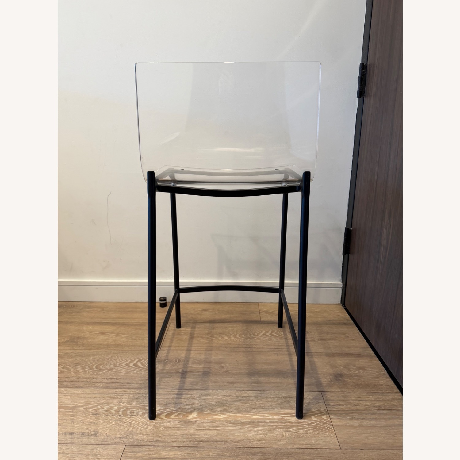 CB2 Chiaro Clear Counter Stools - image-5