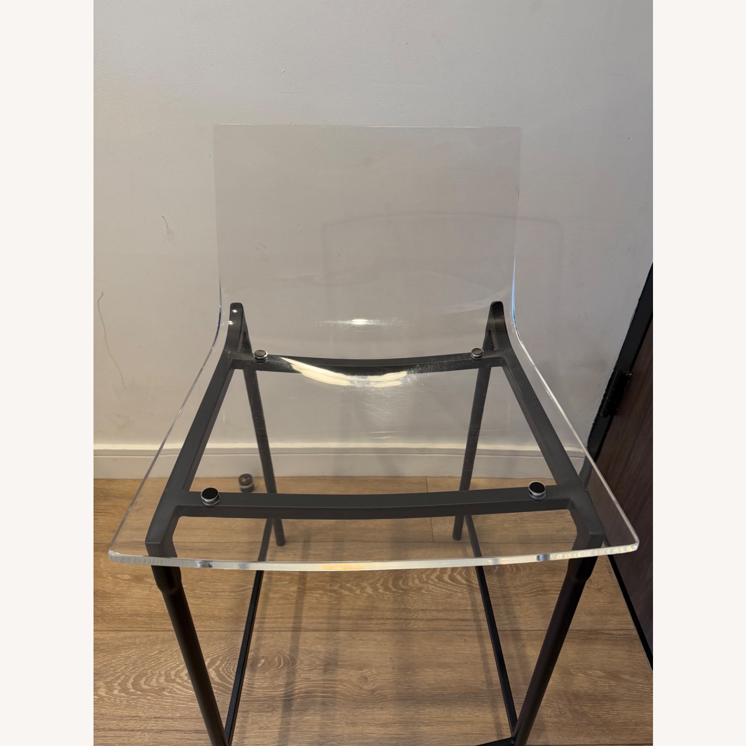 CB2 Chiaro Clear Counter Stools - image-4