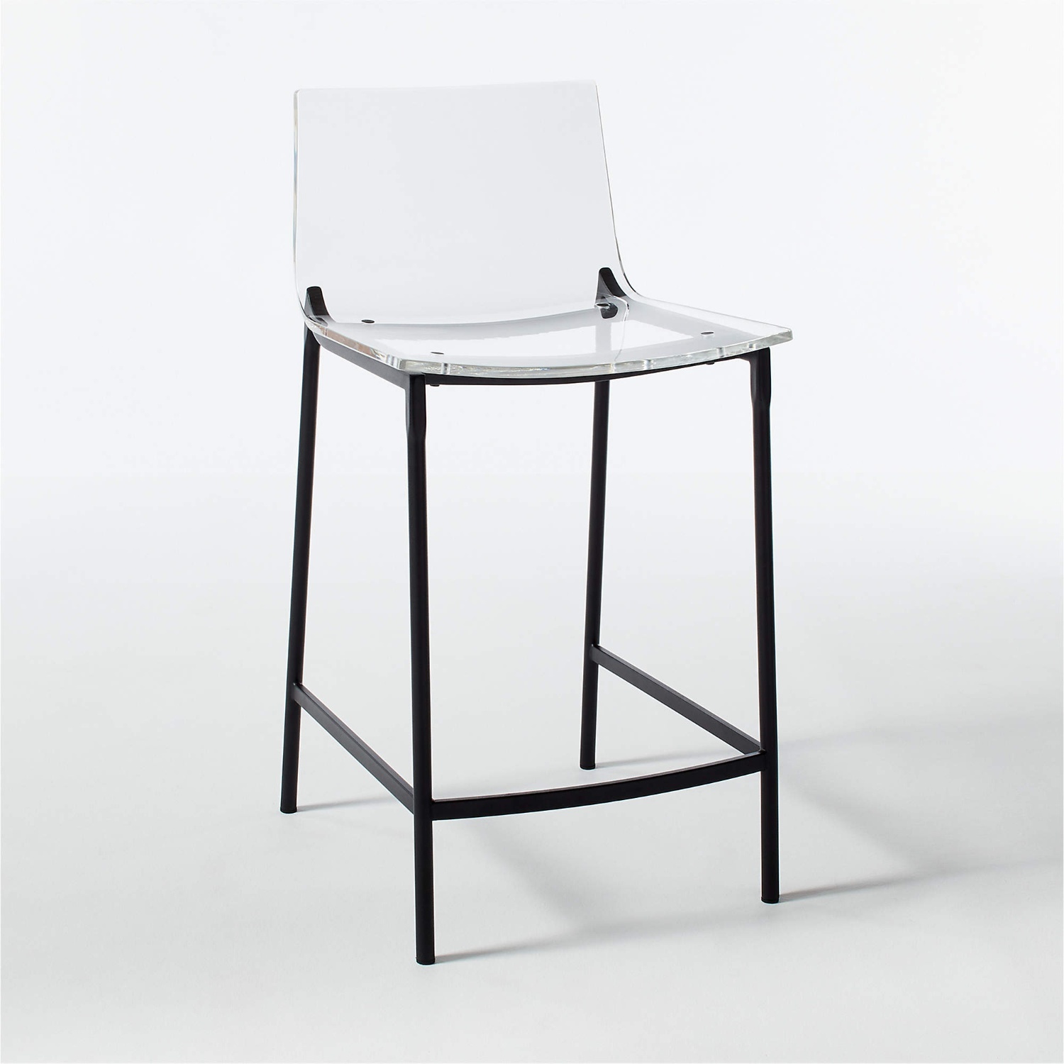 CB2 Chiaro Clear Counter Stools - image-7