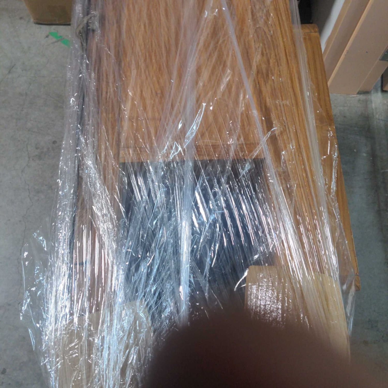 Two Tier Teak Coffee Table with Drawer - image-9