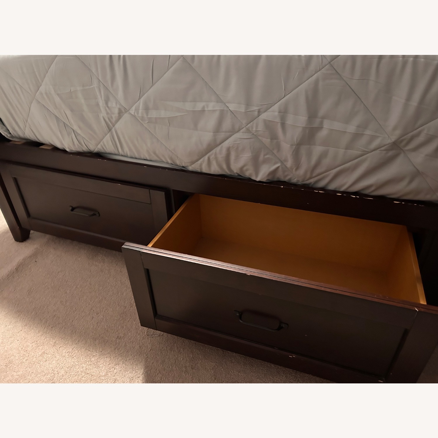 Pb Teen Hampton Dark Brown Wood Full Bed - image-3