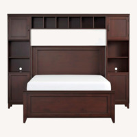 Pb Teen Hampton Dark Brown Wood Full Bed